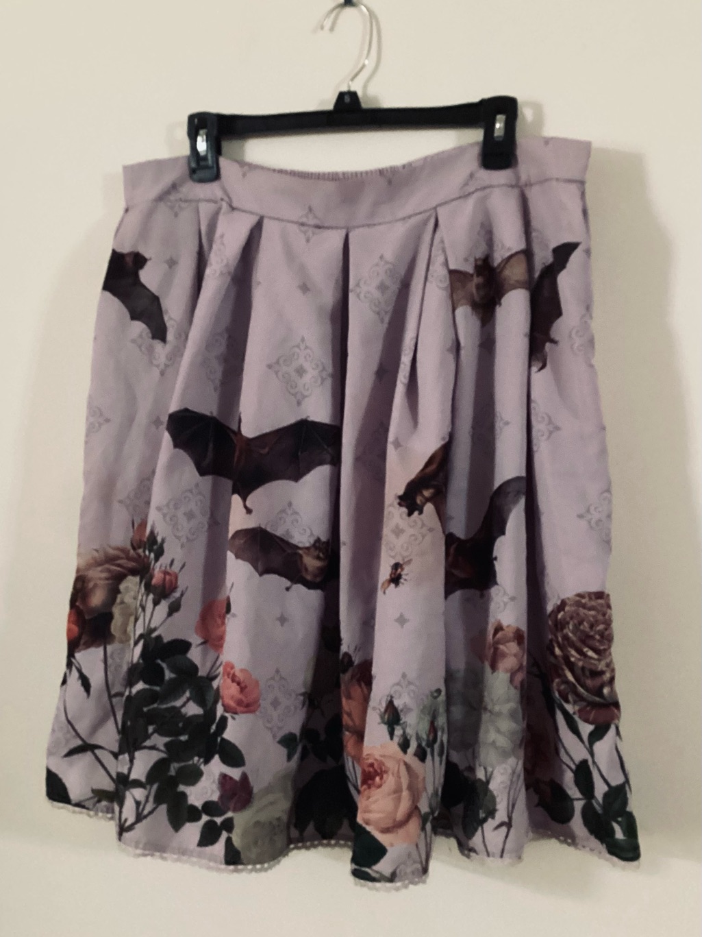 Mossbadger Chiropteran Garden/Bat Skirt - Short - Lavender - Size 16 - Rare